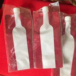 Wine bottle plastic bags